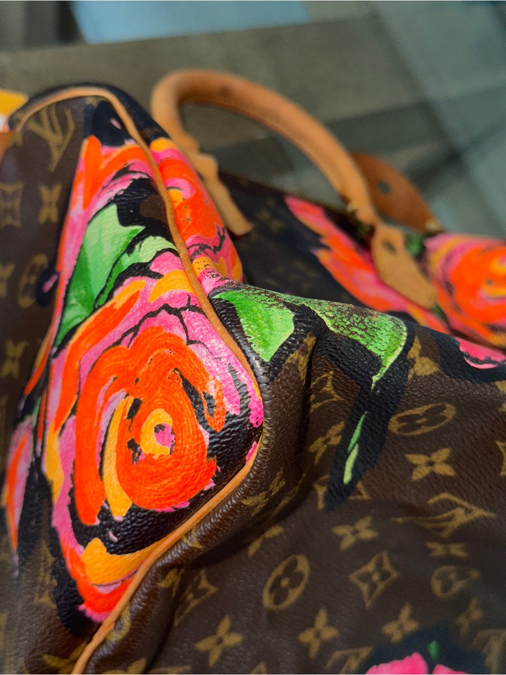 LOUIS VUITTON Monogram CANVAS Speedy 30 Stephen Sprouse Roses - Picture 15 of 16